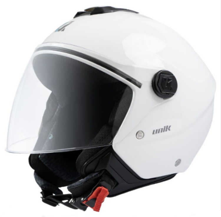 CASCO MOTO UNIK JET VERTEX BLANCO XS(53-54)